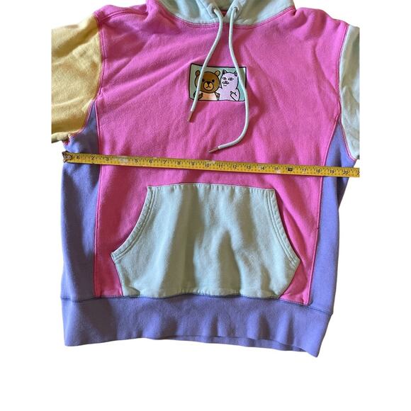 Teddy Fresh X Care Bears M Pink Long Sleeve Pullover Hoodie Rip N Dip Embroidery - Picture 7 of 8
